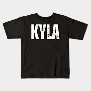 Kyla Name Gift Birthday Holiday Anniversary Kids T-Shirt